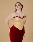 Curve & Plus Wild Rosa in Spain Corset Dress