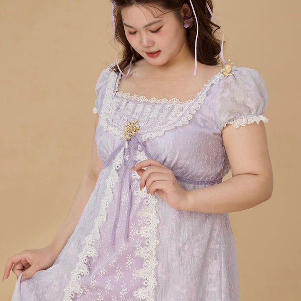 【送料関税無料】 Plus & Curve Monet's Dress Regency Irises スーツ・フォーマル・ドレス