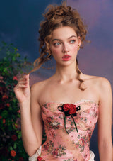 Rose Sous La Lune Corset Dress