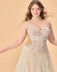 Curve & Plus "White Moon, Weaving Dreams" Corset