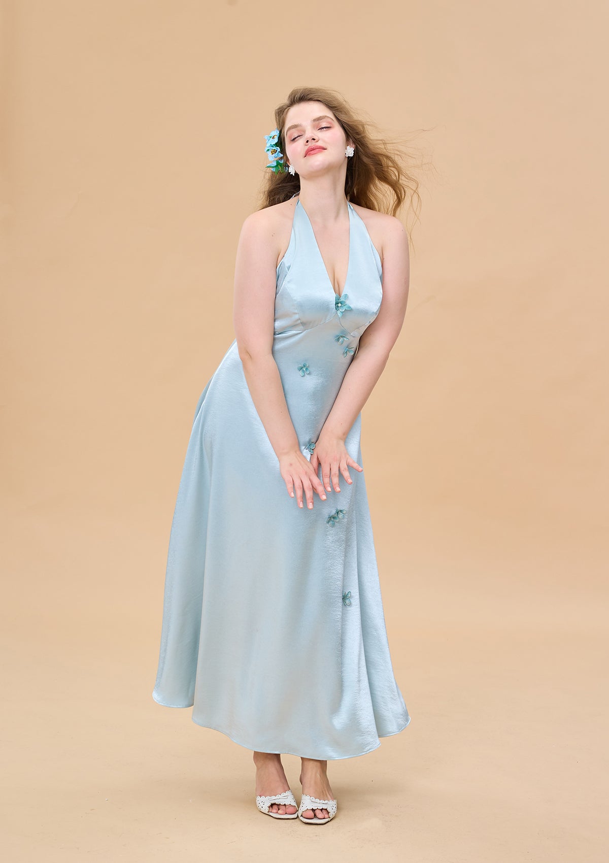 Curve &amp; Plus Butterfly Pearl Dress