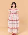 Curve & Plus Red Hood Maiden Dress