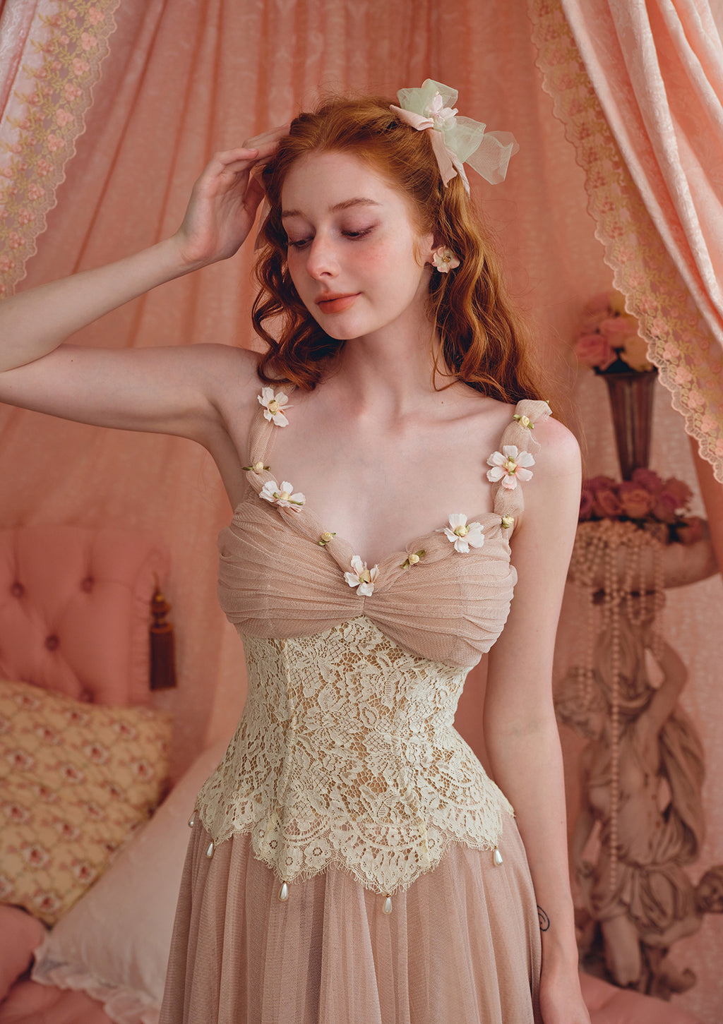 ワンピース Classical lace lady dress Daisy Wind Chine Dress