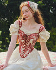 Red Winery Corset