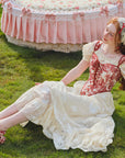 Red Winery Corset