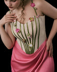 Curve & Plus Flower Vine Phantom Corset Dress