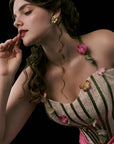Curve & Plus Flower Vine Phantom Corset Dress