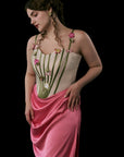 Curve & Plus Flower Vine Phantom Corset Dress