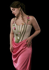 Curve & Plus Flower Vine Phantom Corset Dress