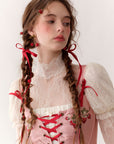 Berries Fashion Editor Unterlegtes Spitzentop
