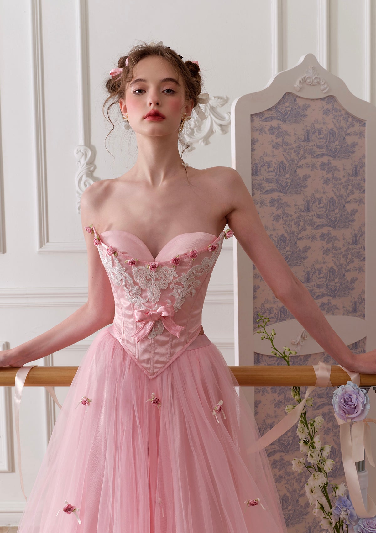 Pink Tulle Corset Dress | Barbie Genevieve