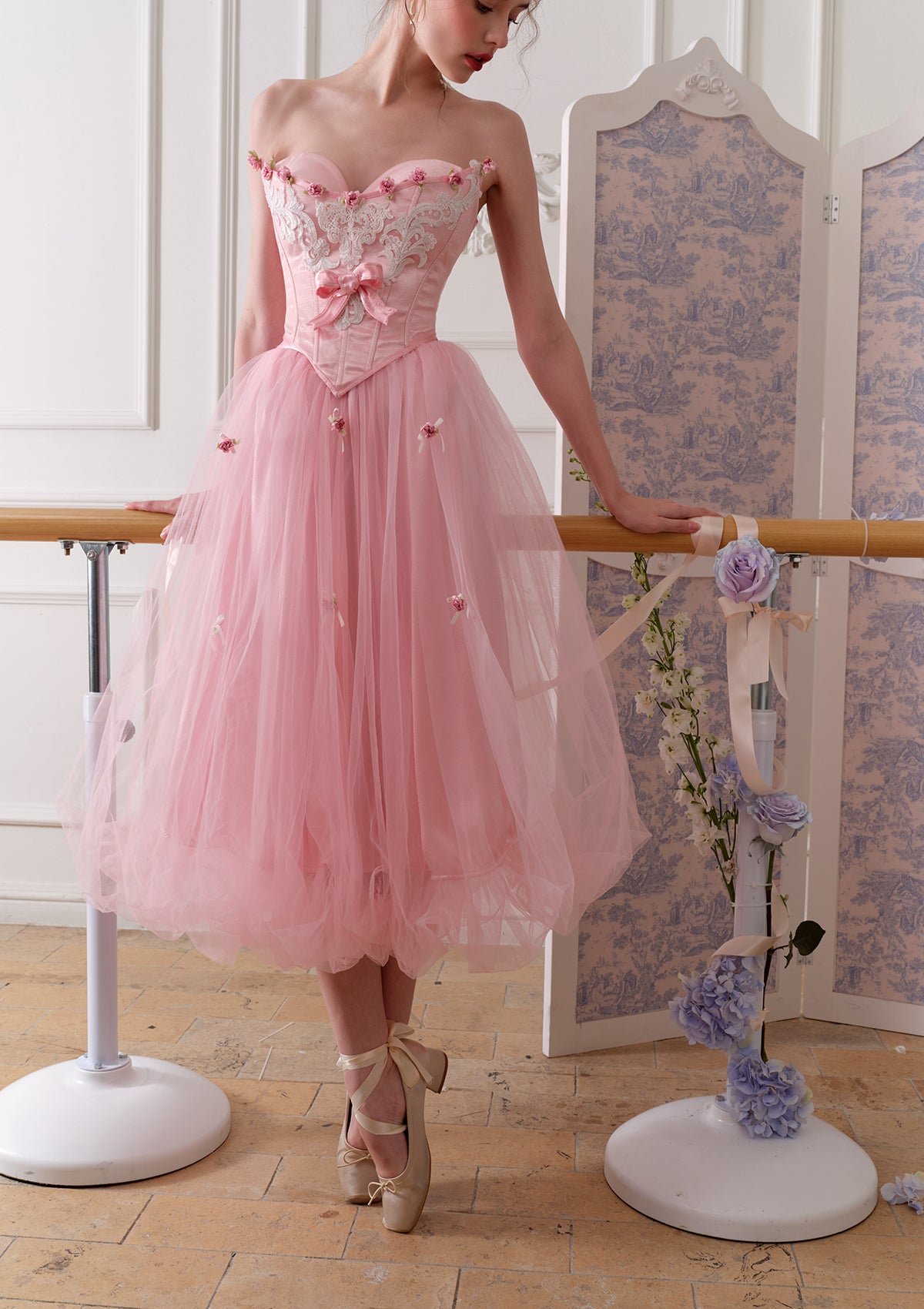 Pink Tulle Corset Dress | Barbie Genevieve