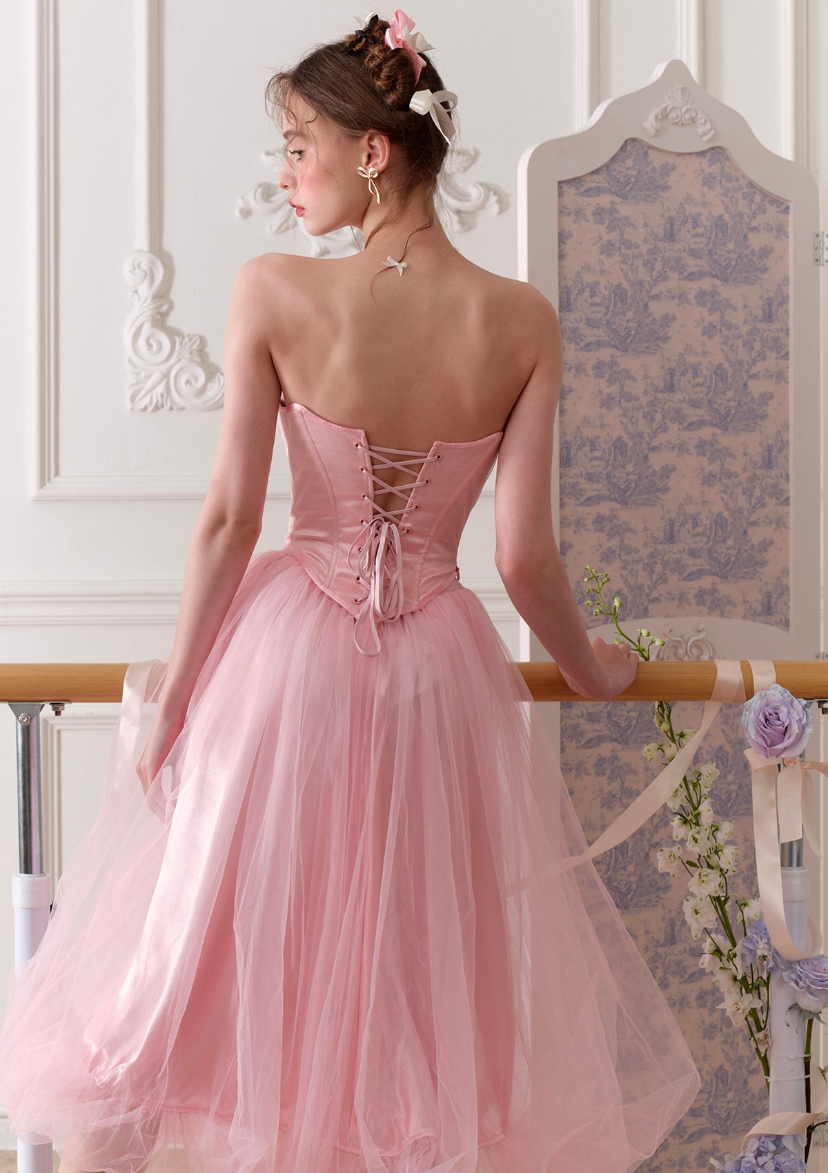 Pink Tulle Corset Dress | Barbie Genevieve