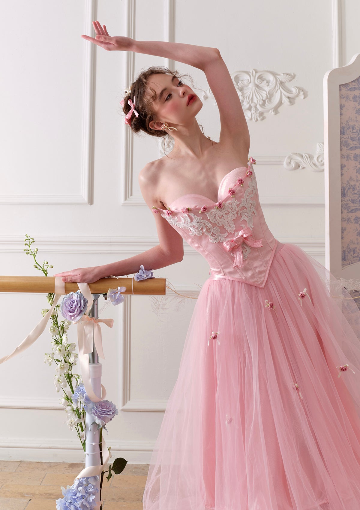 Pink Tulle Corset Dress | Barbie Genevieve
