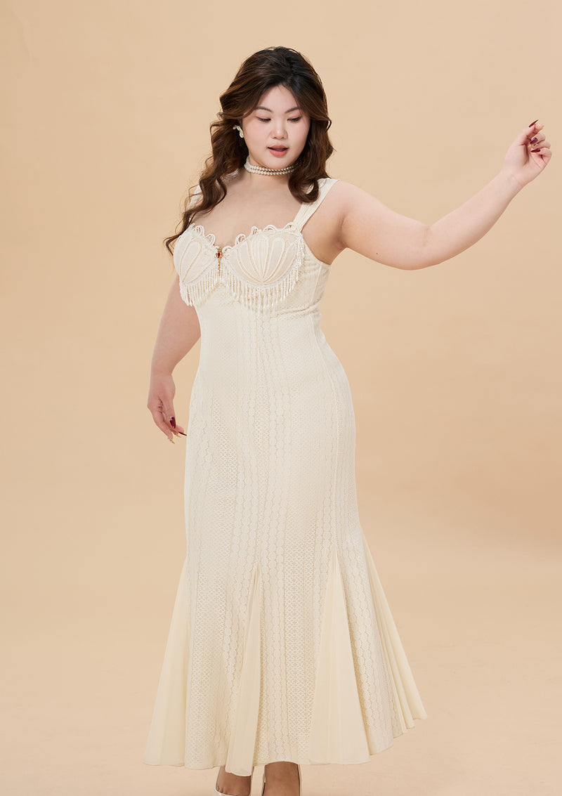 sirens clothing dresses Silk Siren Dress This string bikini bottom features a ruched front and back design Siren Dress Seashell AQUARI
