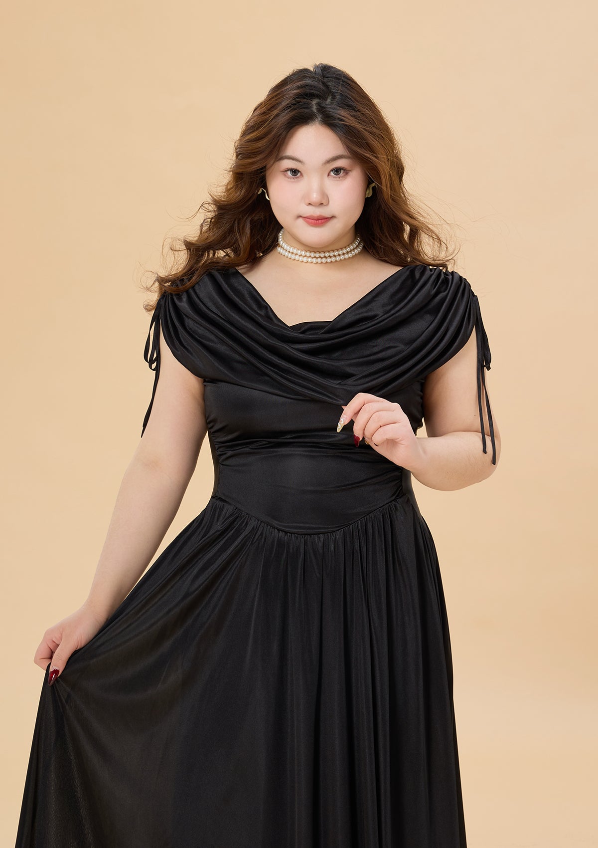 Curve &amp; Plus "Crash Landing On You" Dress