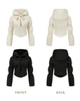"Little White Warrior" Down Jacket