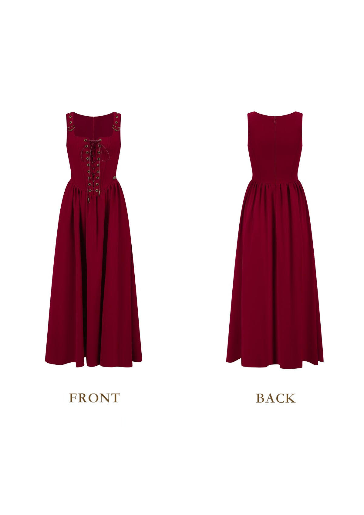 The Red Swordsman Dress in Stock / Xs