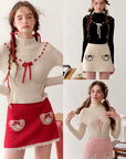 Strawberry Post Office Knit Bottom Shirt
