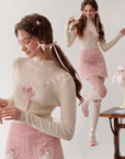 Strawberry Post Office Knit Bottom Shirt