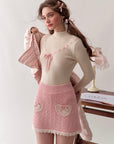 Strawberry Post Office Knit Bottom Shirt
