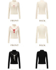 Strawberry Post Office Knit Bottom Shirt