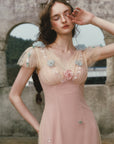 Wind Perched Rose Quartz Dress