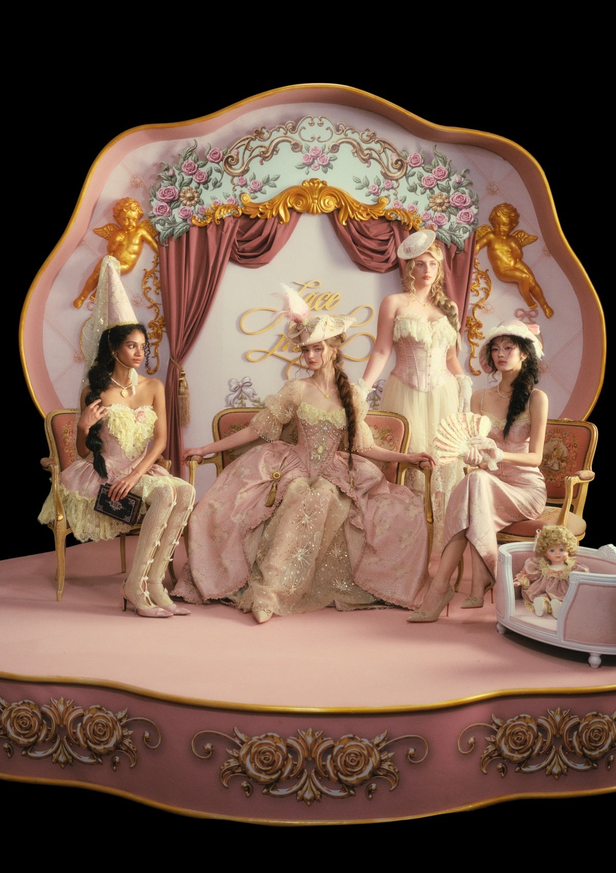 Blush-Gold Era: Crowning Glory Gown