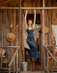 Cowgirl On The Run Denim Corset