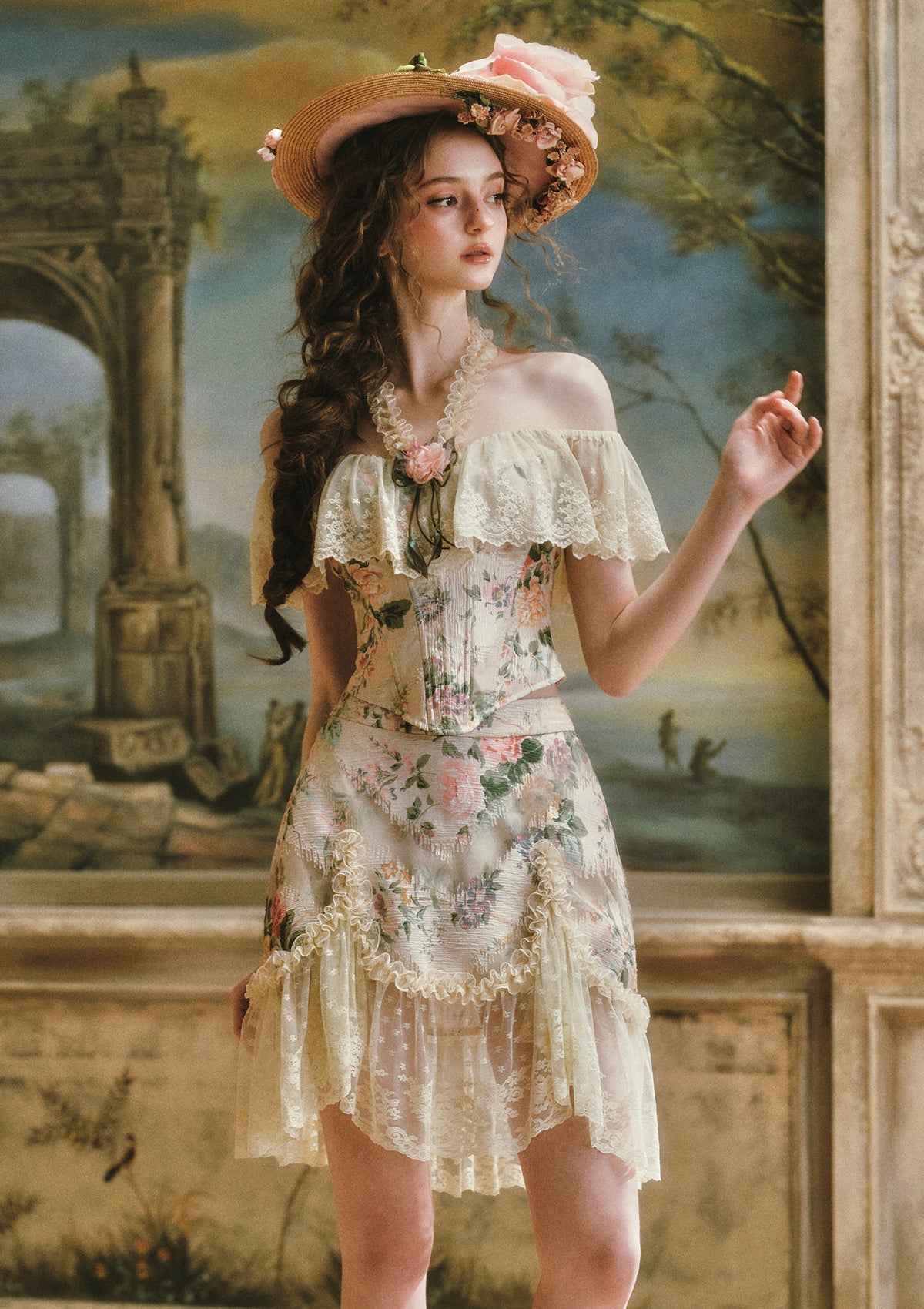 Versailles Rose Corset