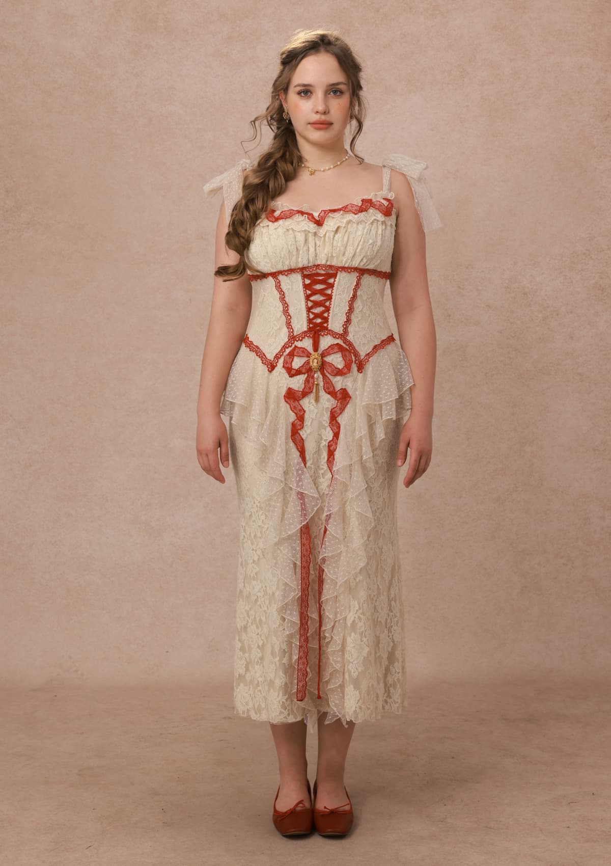 Curve&amp;Plus Poem of Bygone Days Maxi Dress