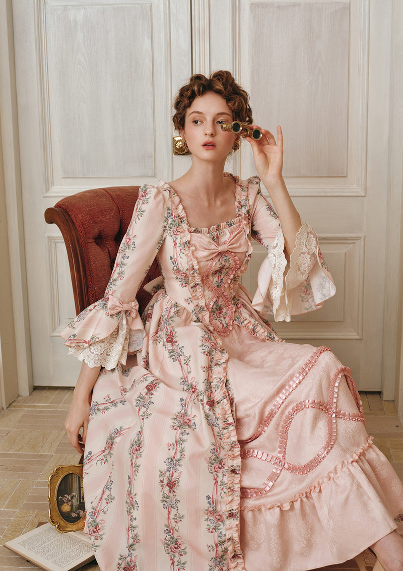 Lady Flora French Court Corset Dress