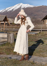 Paper Feather Down Coat(White)