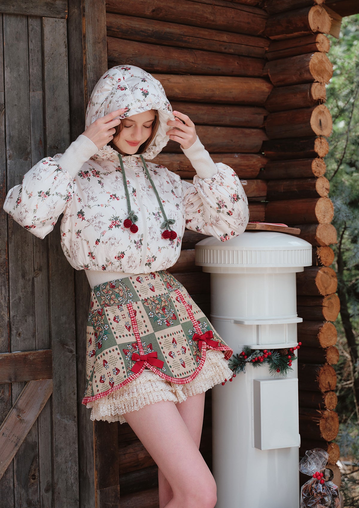 Berry Meow Meow Daunenjacke