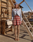 (US Exclusive) Rosey Christmas Cottage Skirt