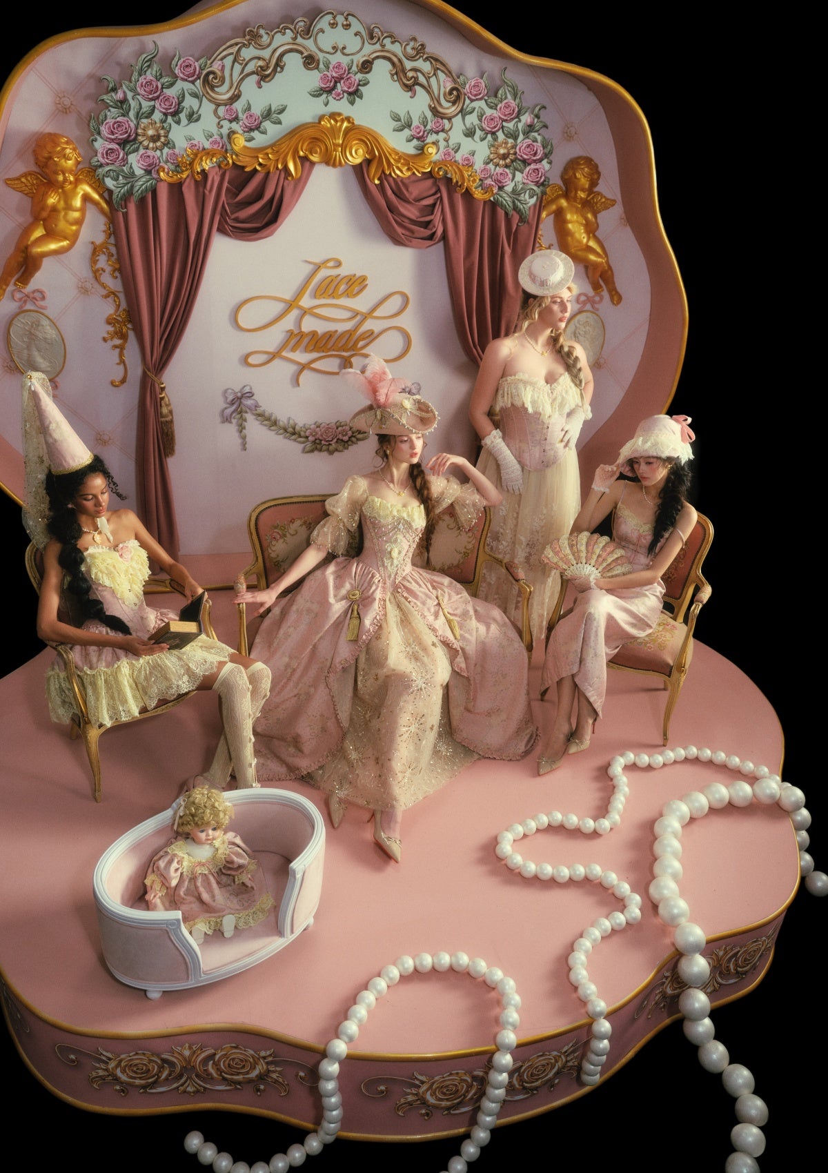Blush-Gold Era: Crowning Glory Gown