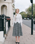 Lundenwic Plaid Tale A-Line Blouse
