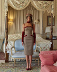 Baroque Red Velvet dress