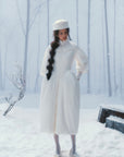 Warrior II Down Puffer Coat — White