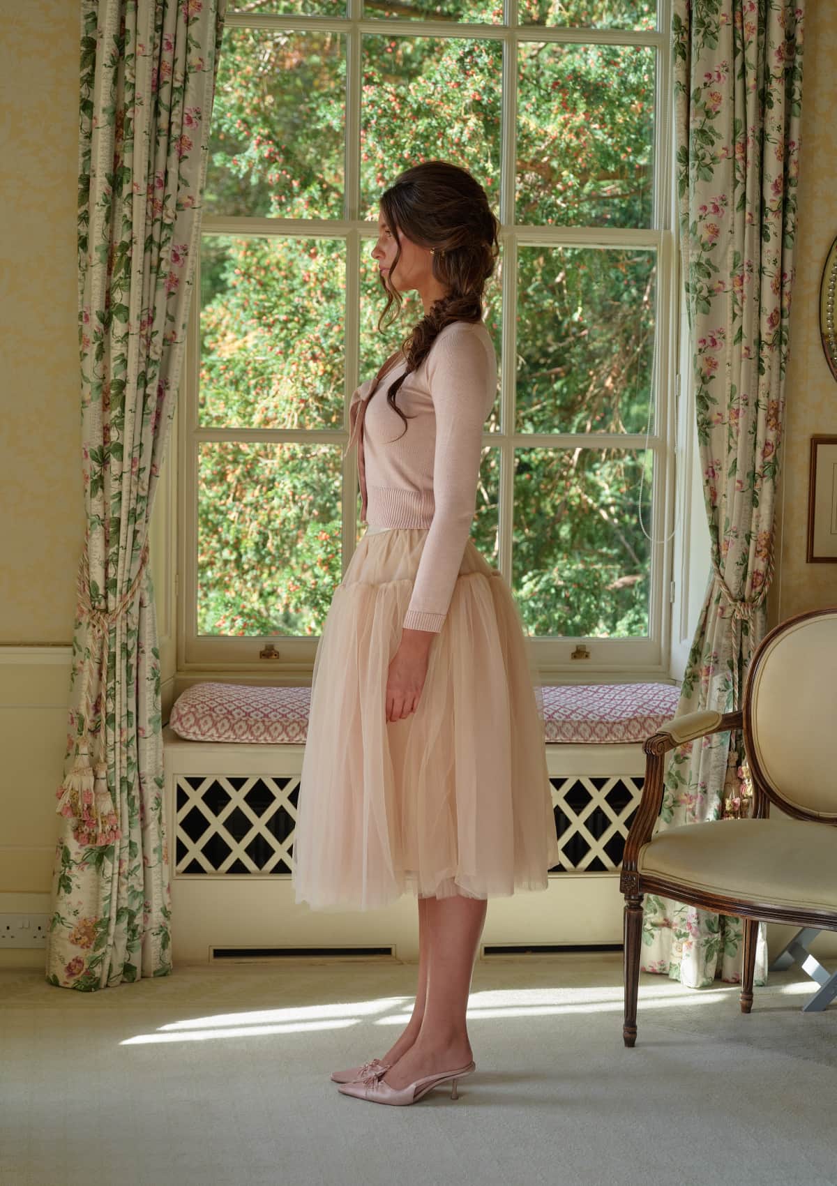 Lundenwic Love Letter Pink Wool Sweater
