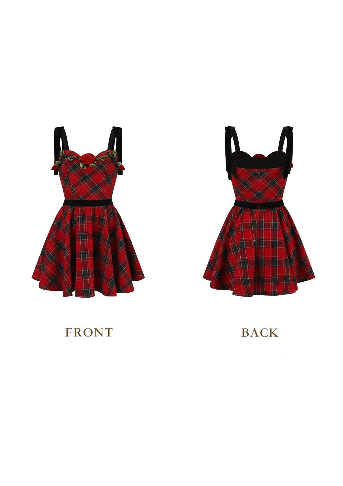 Rose Canelé Korsettkleid