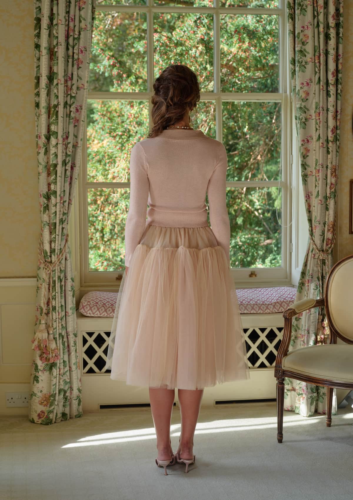 Lundenwic Love Letter Pink Wool Sweater