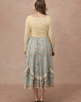 Curve&Plus Flower Vine Novel Knit Cardigan