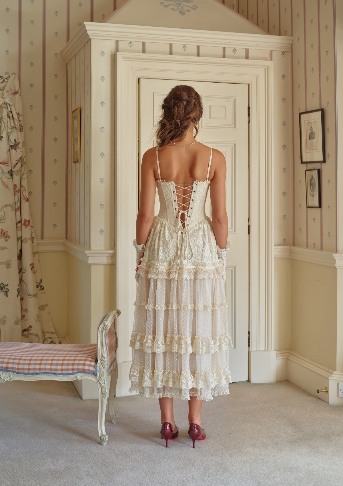 Poem of Bygone Days Puffy Mini Dress