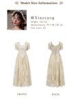 Lacemade "Tear of Blossom and Candle" Corset Dress - Front and Back View