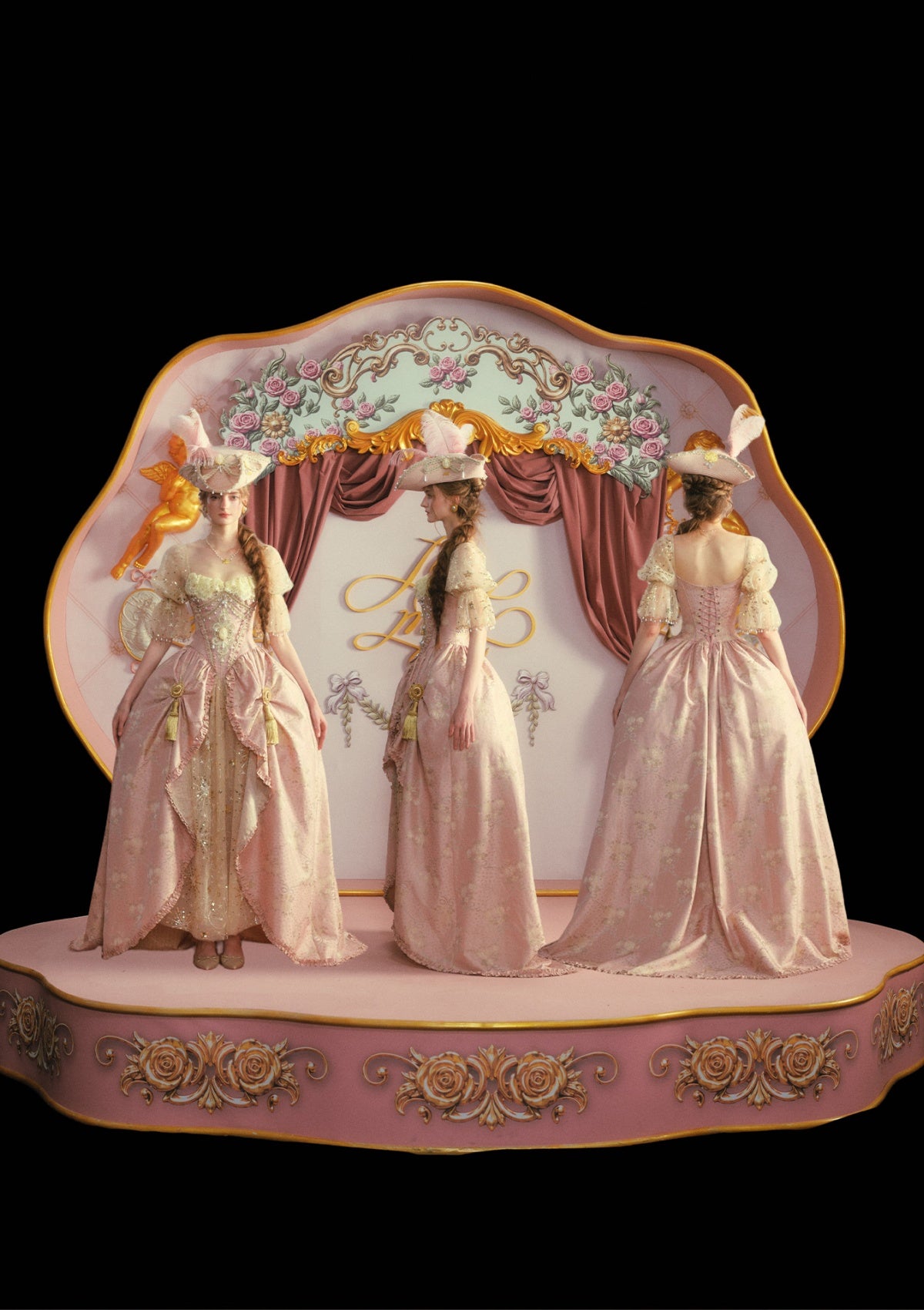Blush-Gold Era: Crowning Glory Gown