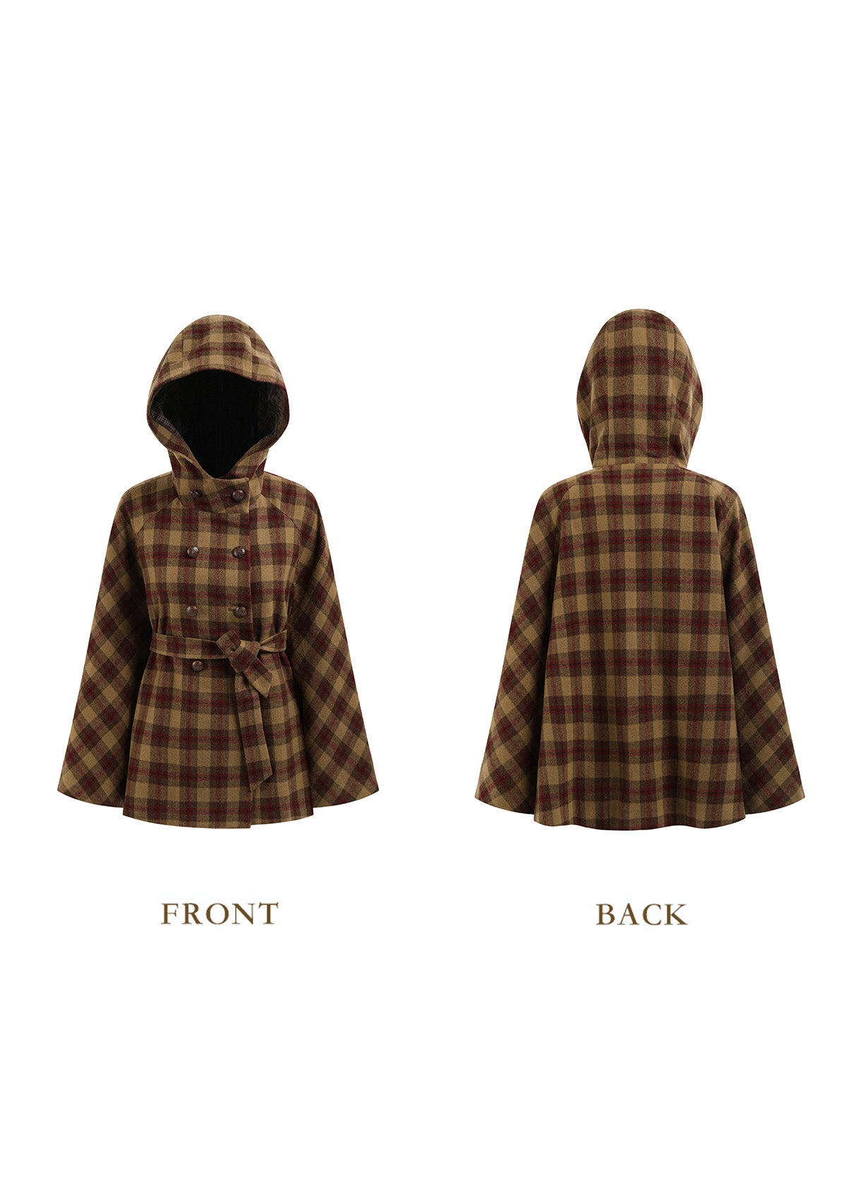 Tartan Majesty Cape Coat