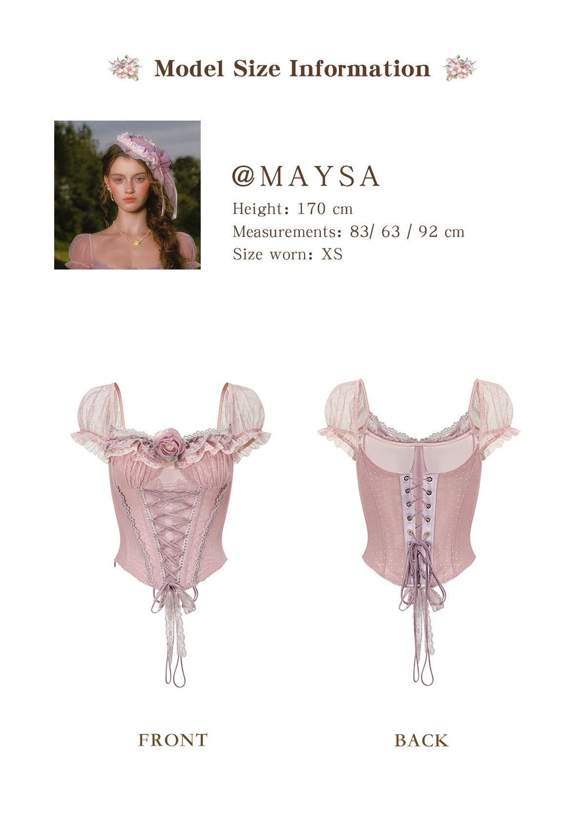 Mulberry Mallow Corset