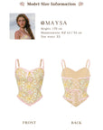 Rainbow Bloom Rhyme Corset