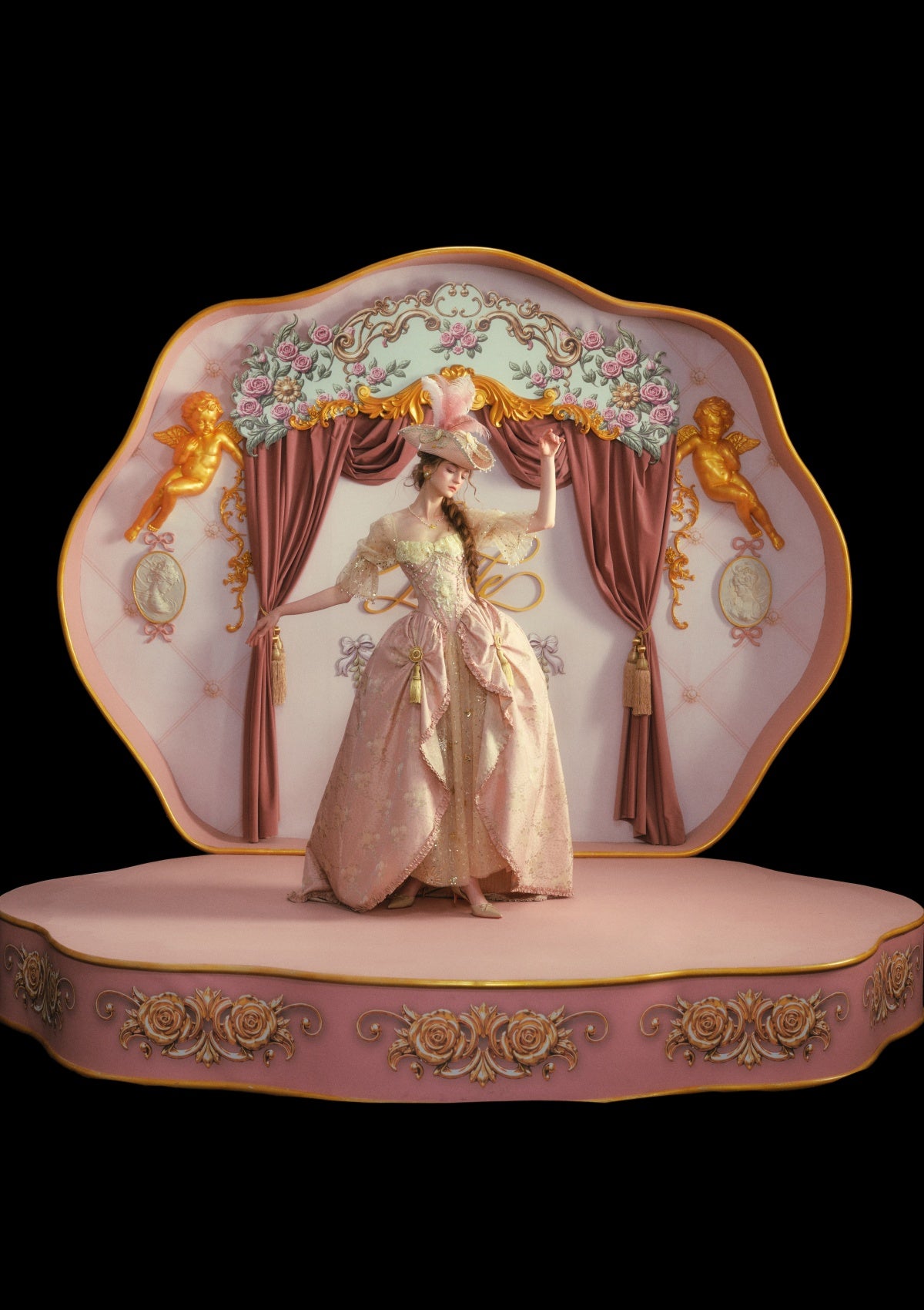 Blush-Gold Era: Crowning Glory Gown